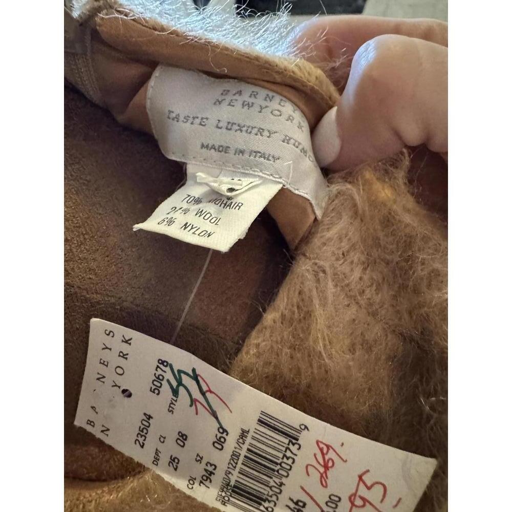 NWT Vintage Deadstock Barneys NY Mohair/Wool Camel dress sz 12 MSRP $675 - Picture 6 of 8